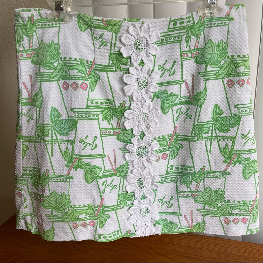 Lilly Pulitzer Lavender Skirt Just Add Mint Size 10